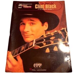 Vintage The Best of Clint Black 13 Favorite songs music book / Hal Leonard